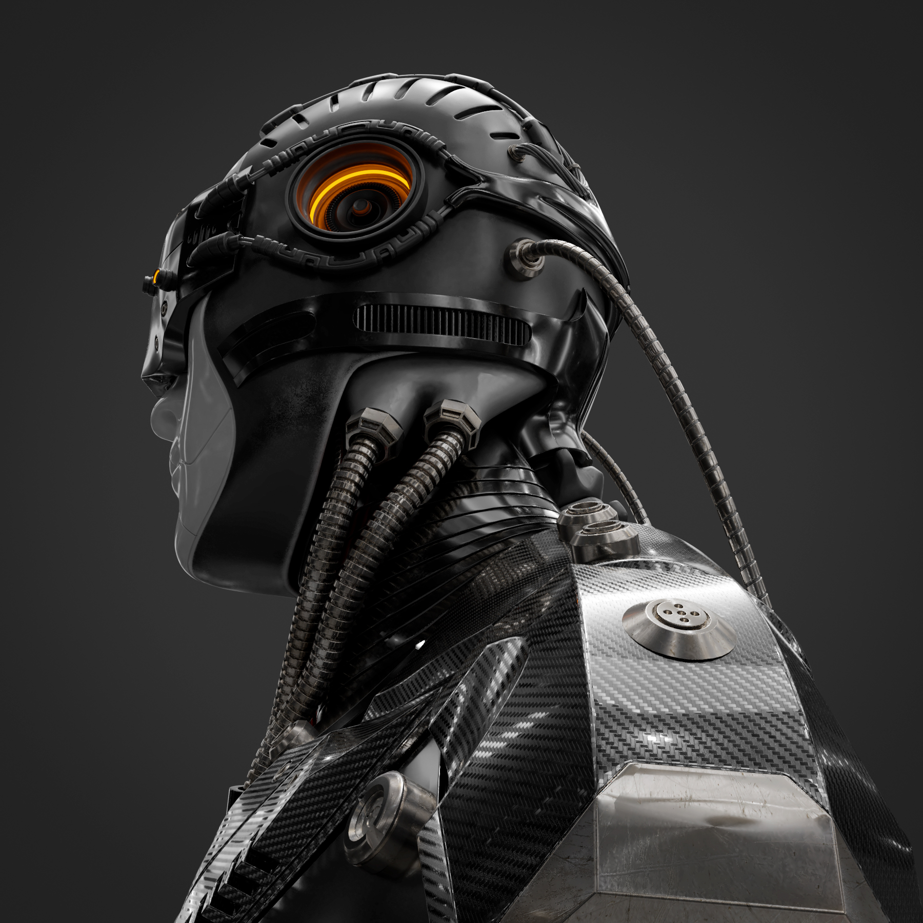 Sci Fi - Character 01 - Bust 3D — imagen 2